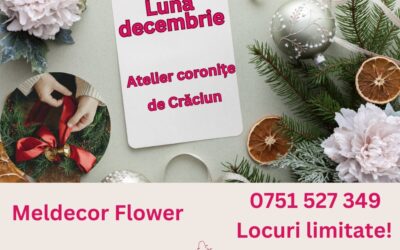 Atelier creativ Coronițe de Crăciun
