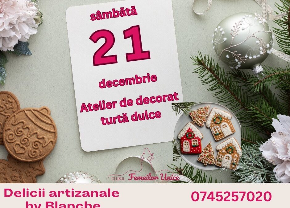 Atelier de decorat turtă dulce