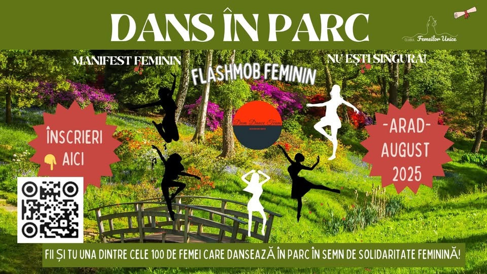 Flashmob feminin Arad, august 2025