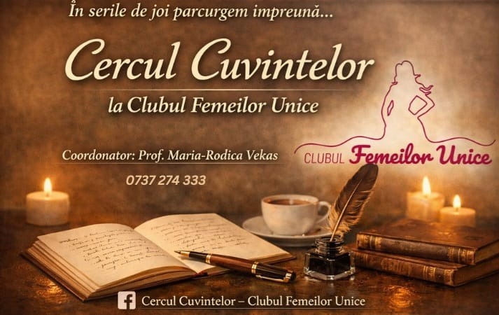 Cercul Cuvintelor la Clubul Femeilor Unice