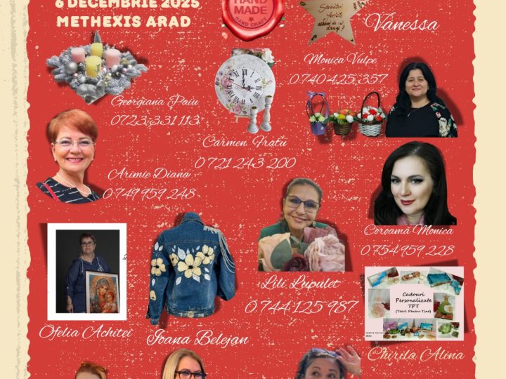 Târgul ARTIZANelor Arad – decembrie 2025