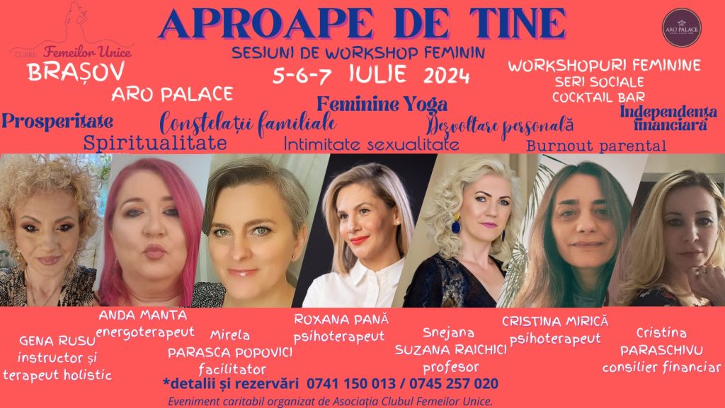 Aproape de tine – sesiuni de workshop feminin / BRAȘOV