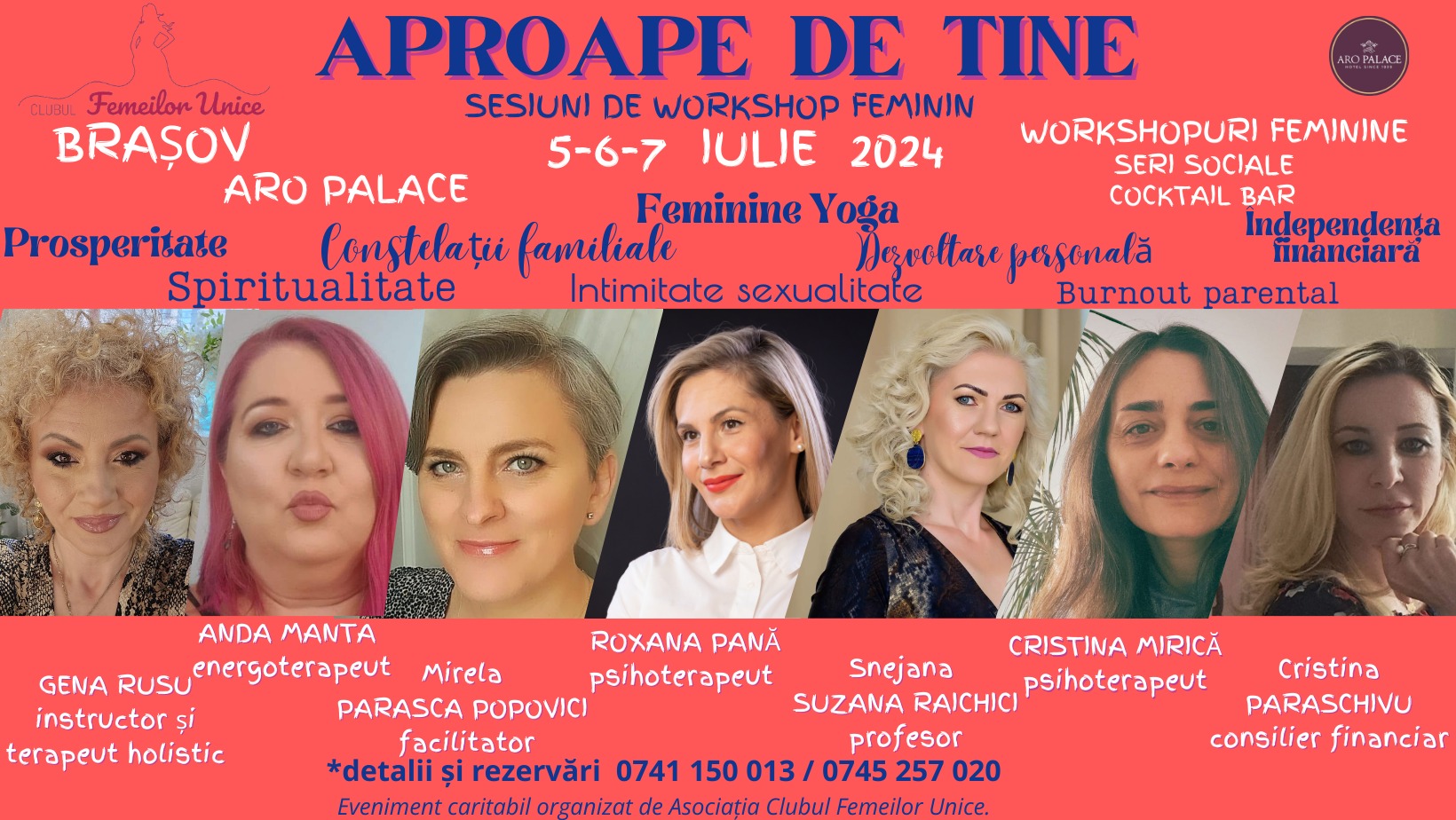 Aproape de tine – sesiuni de workshop feminin / BRAȘOV