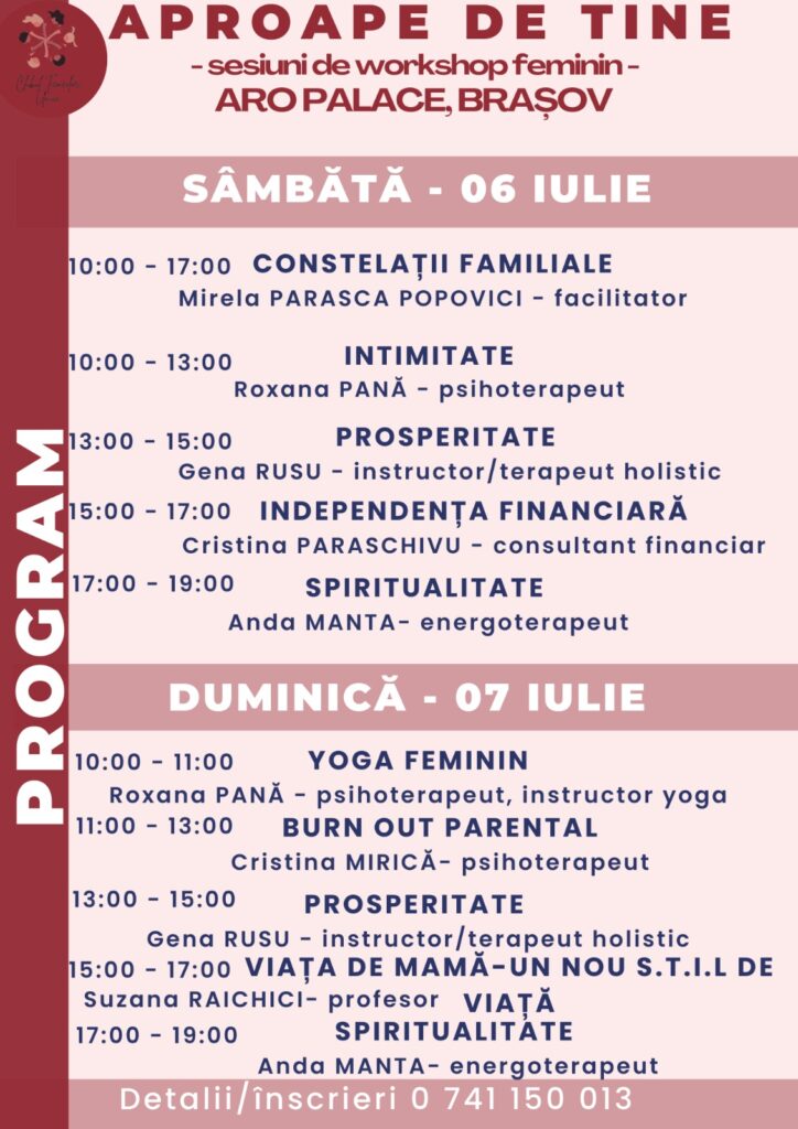 Aproape de tine – sesiuni de workshop feminin / BRAȘOV (2)