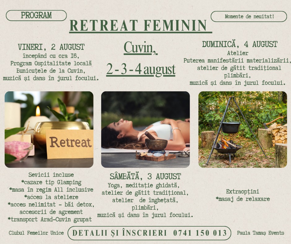 Retreat feminin / CUVIN