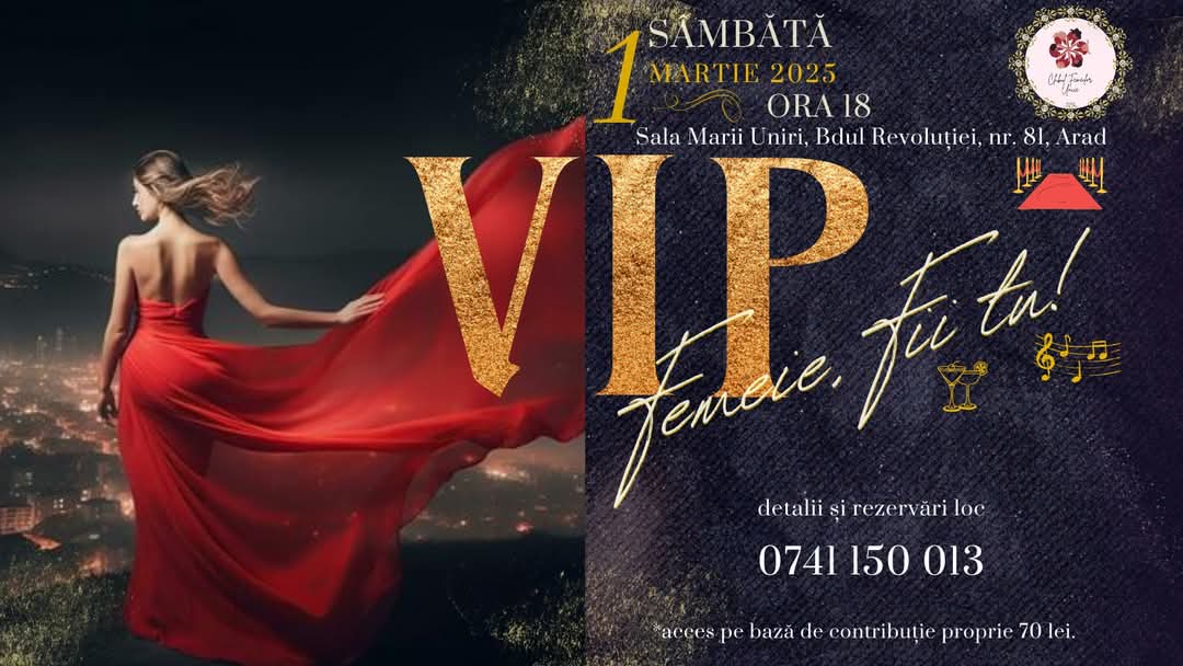 Gala VIP Femeie, fii tu! – A doua ediție