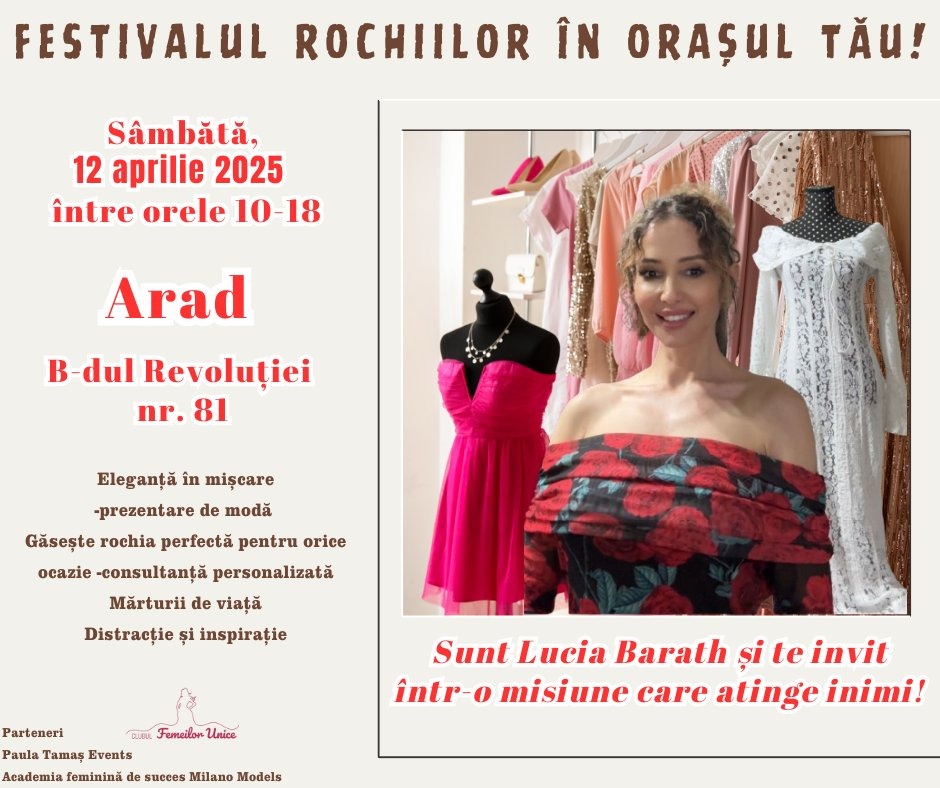 Festivalul rochiilor în orașul tău! – Arad