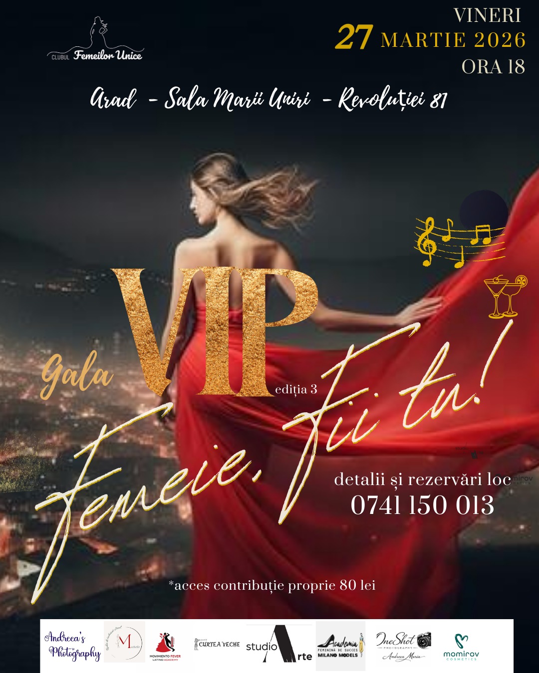 Gala VIP „Femeie, fii tu!”